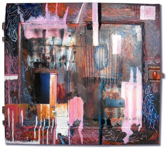 Intuitive Oil & Mixed Media Painting by Clairvoyant Intuitive Artist Joanna Whitney