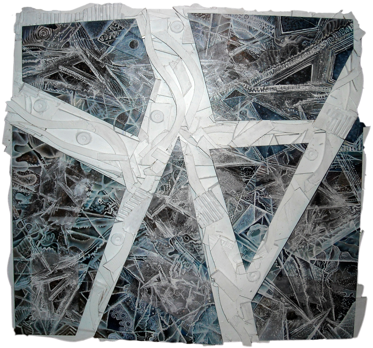 Intuitive Oil & Mixed Media on Canvas by Clairvoyant Intuitive Artist Joanna Whitney
