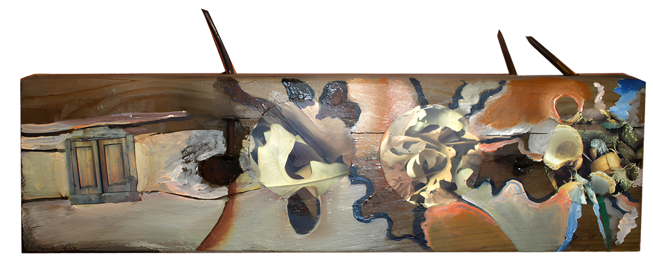 Intuitive Oil & Mixed Media Painting by Clairvoyant Intuitive Artist Joanna Whitney