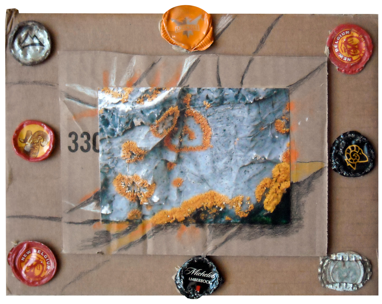 Intuitive Mixed Media Collage by Clairvoyant Intuitive Artist Joanna Whitney