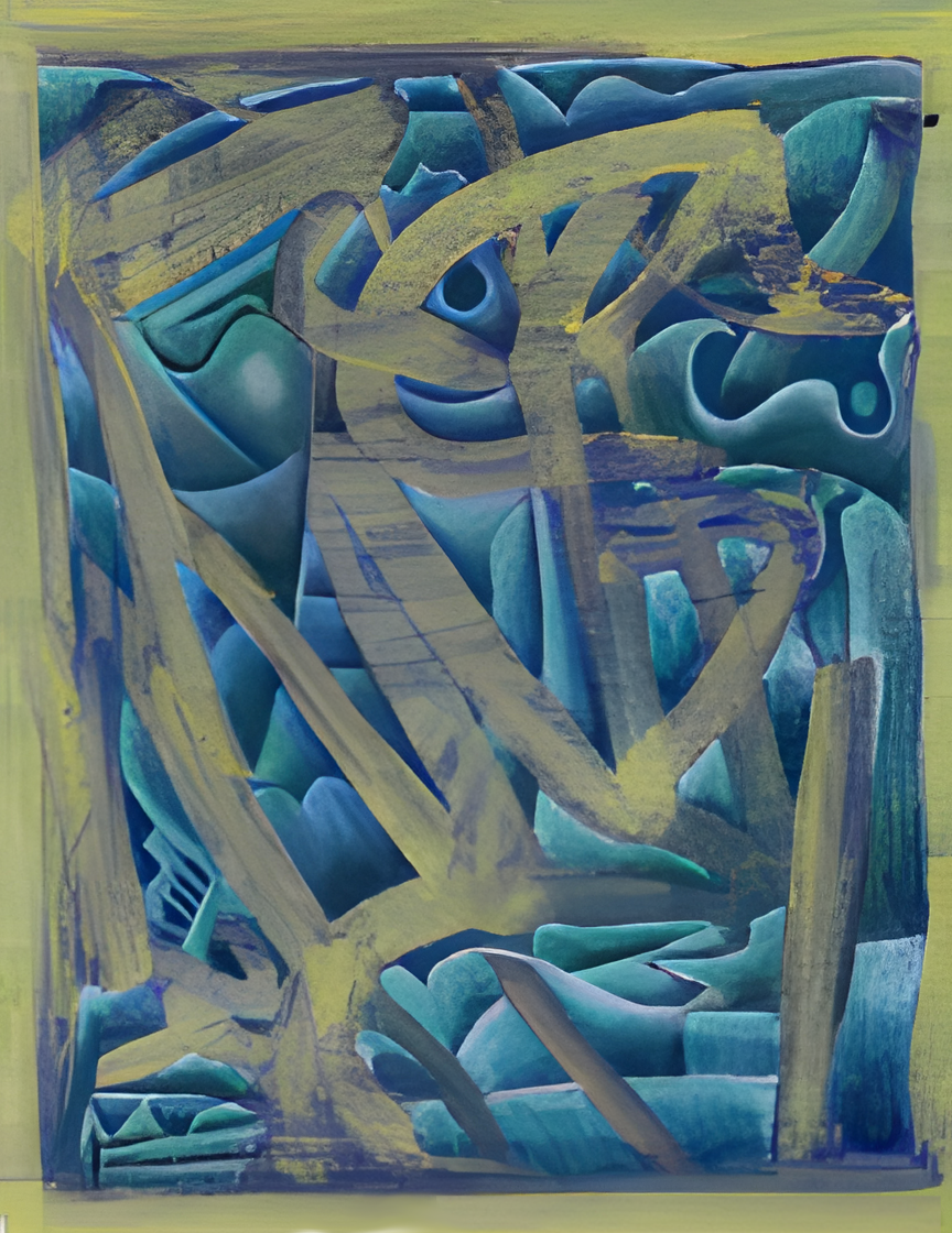 Iridescent Bronze Ink & Colored Pencil on Cotton Rag Board by Clairvoyant Intuitive Artist Joanna Whitney