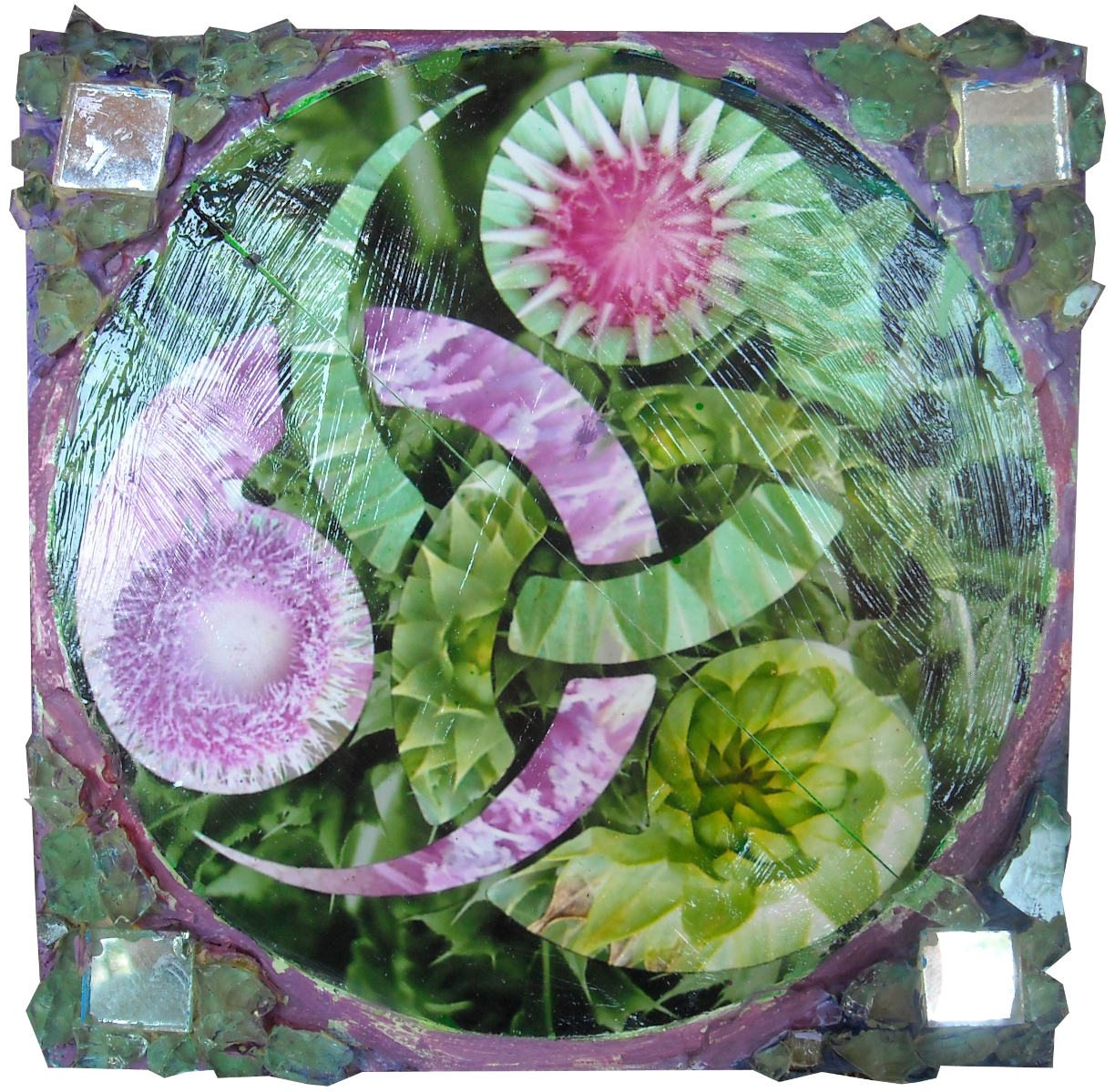 Intuitive Mixed Media Collage by Clairvoyant Intuitive Artist Joanna Whitney