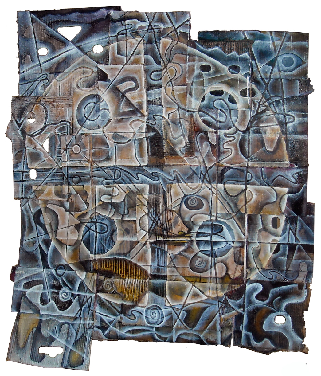 Intuitive Mixed Media Collage by Clairvoyant Intuitive Artist Joanna Whitney